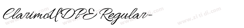 ClarimoUDPE Regular字体转换 ClarimoUDPE Regular字体转换